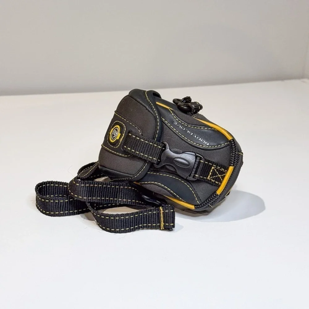 Body Glove Camera Pouch Case with Detachable Strap & 4 Pockets | Grey/Yellow